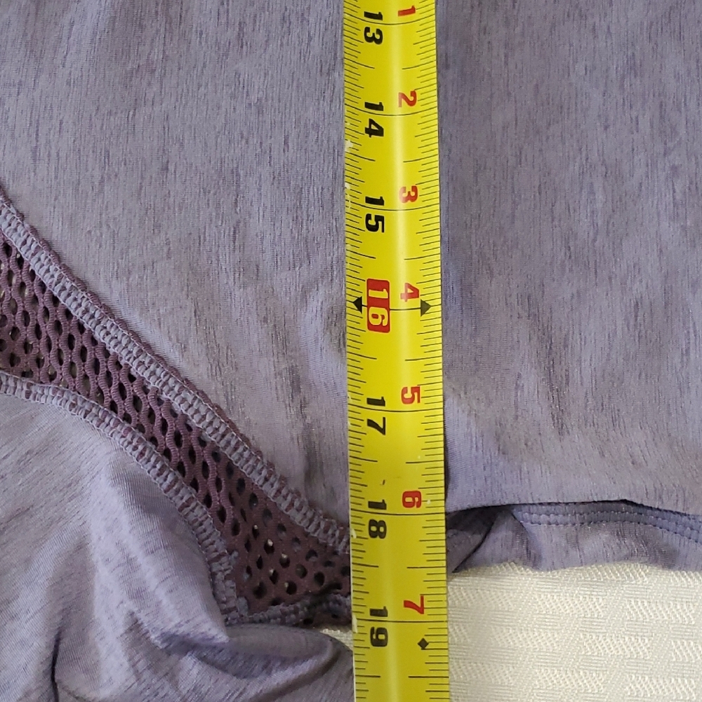 Zella Purple Long Sleeve Fitted athletic top - Picture 8 of 9